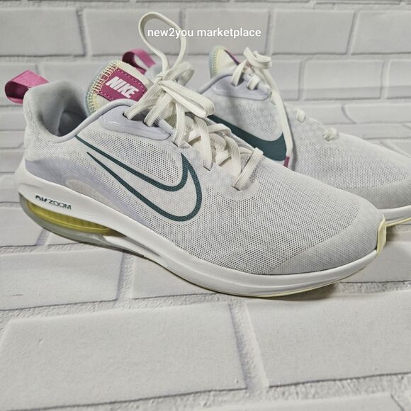 Nike Air Zoom Arcadia 2 Low White Mineral Teal - DM8491-100 size 7y - Picture 4 of 14